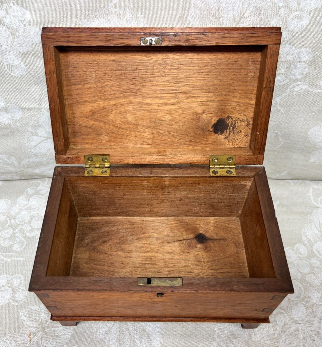 Diminutive Blanket Chest Probably made by a Cabinet Maker No Key