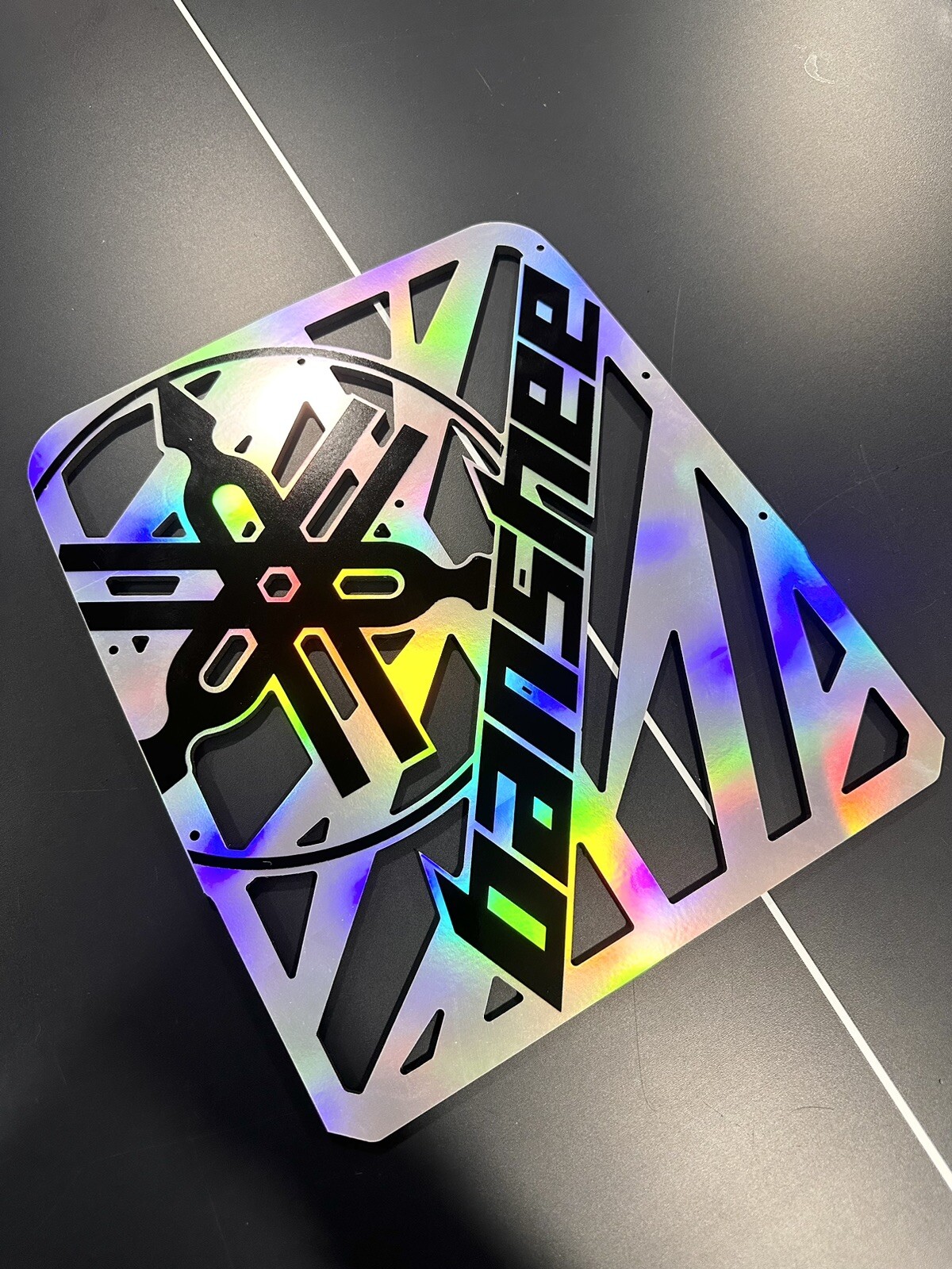 YAMAHA BANSHEE GRILL.... CUSTOM HOLOGRAPHIC