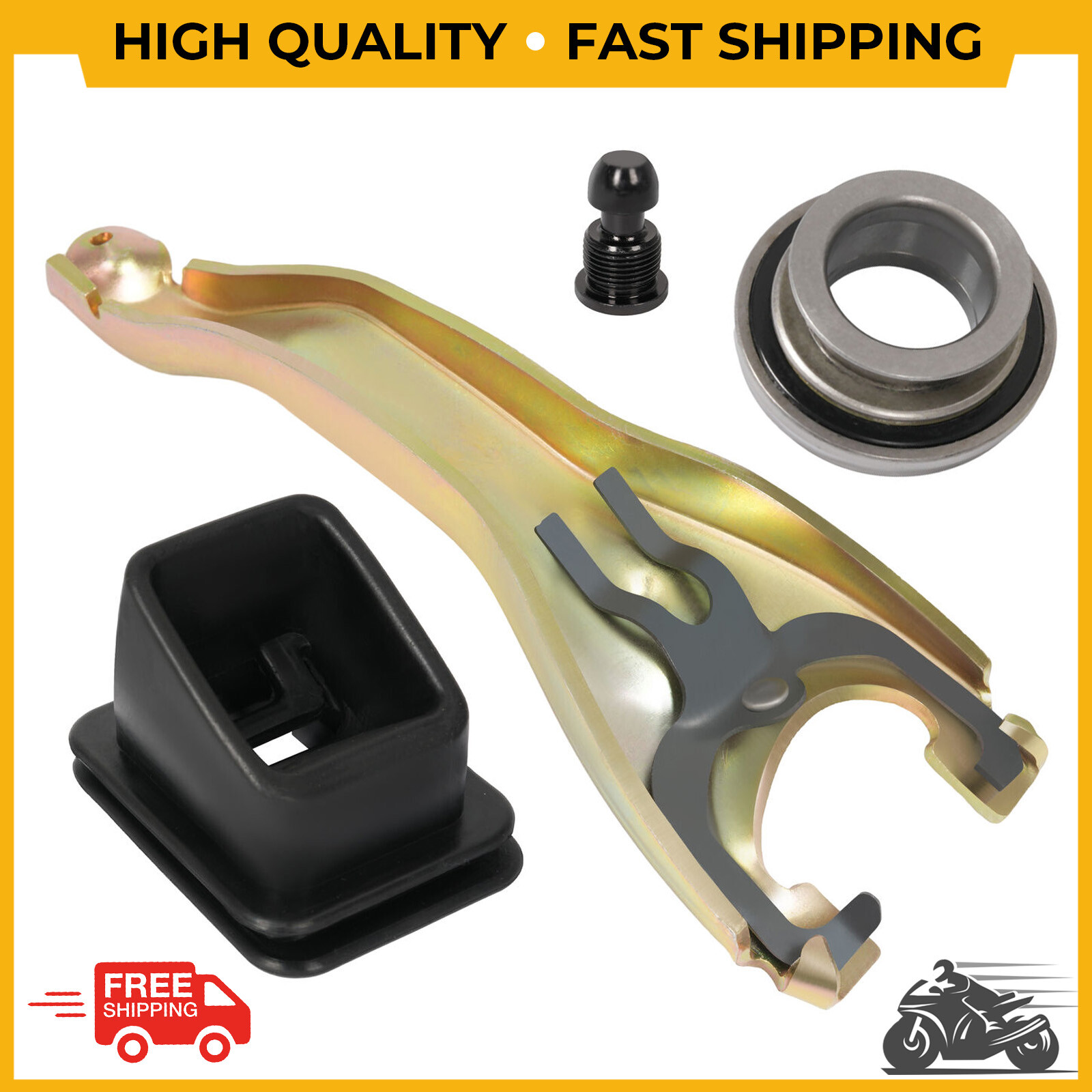 Clutch Fork+Boot+Throwout Bearing+Pivot Ball For Chevy 59-88 64  Impala 3892632