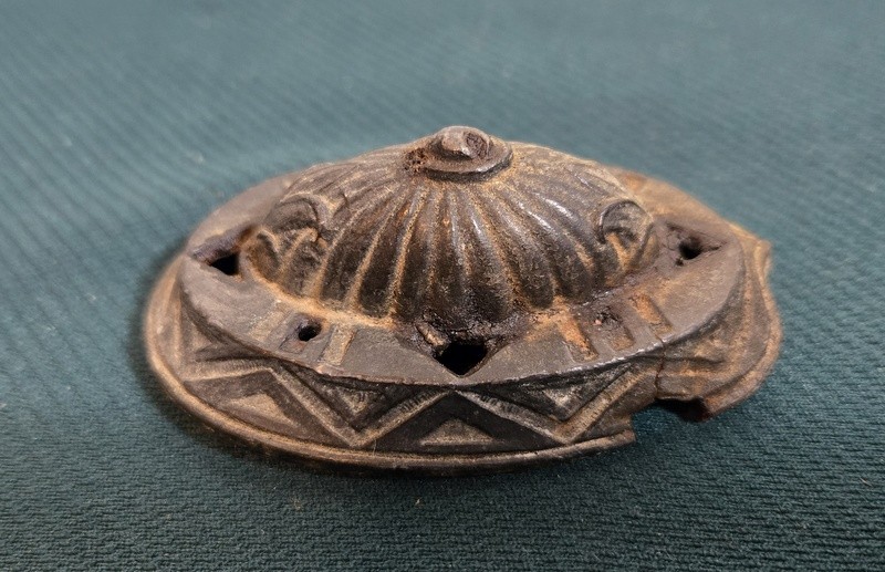 Collectible Vintage Figural Egyptian Revival Women Metal Incense Burner