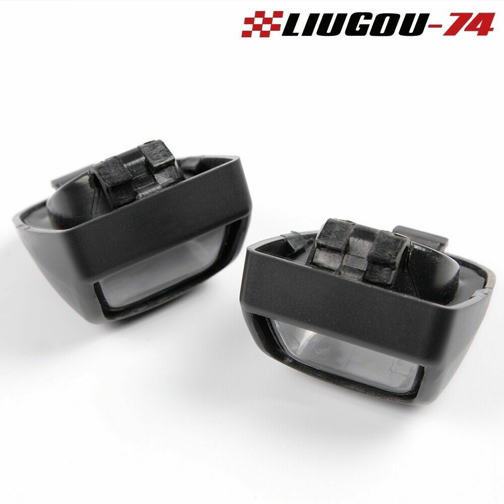 License Plate Light Lamp Pair Set Of 2 Lh & Rh Textured Fit For Chevy GMC USA