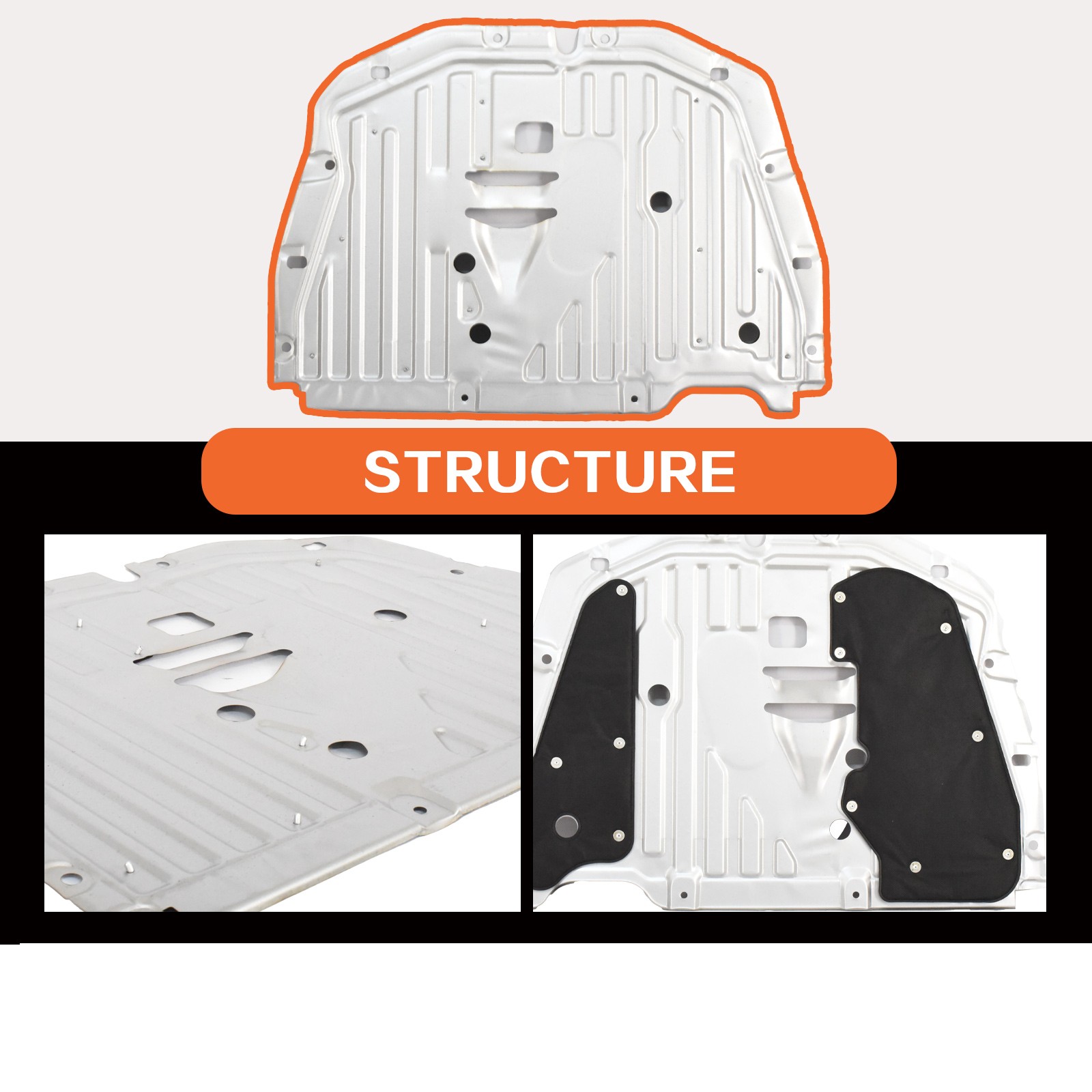 Fits Honda Civic 2016-2021 Engine Cover Splash Under Shield 74110TBCA00