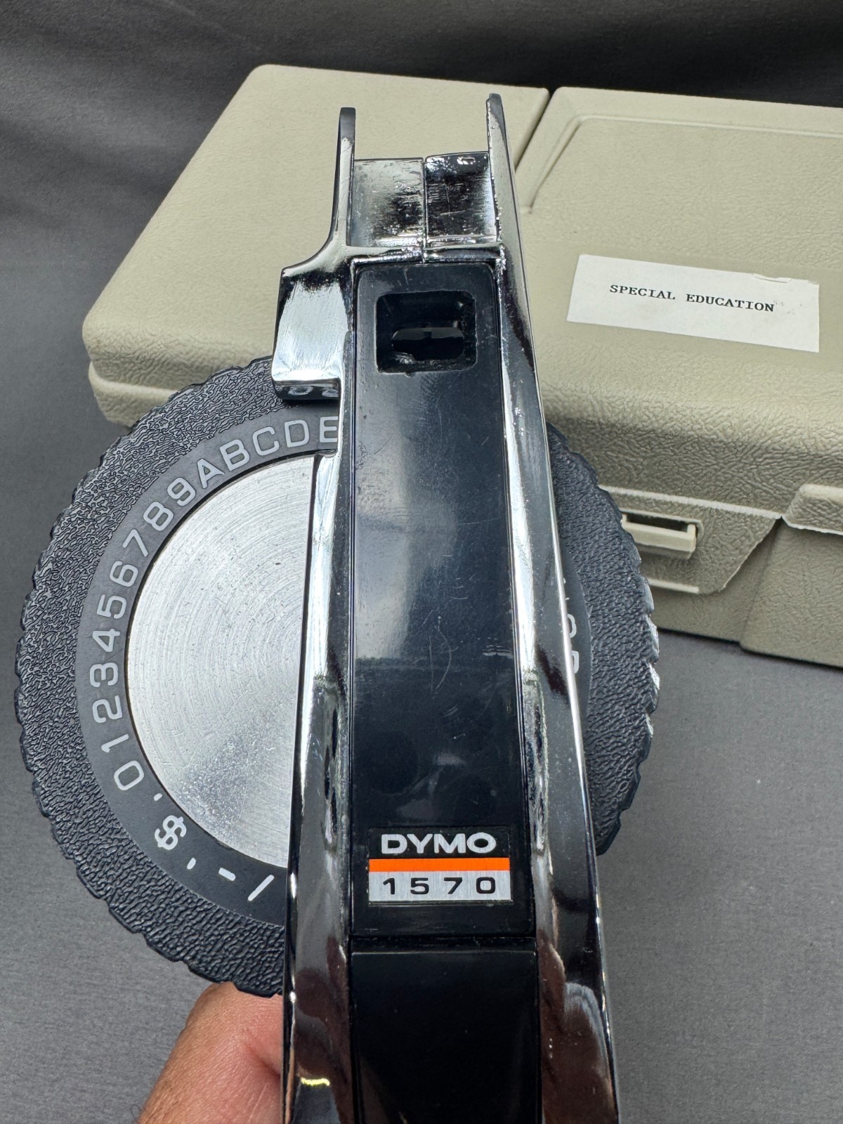 Vintage DYMO 1570 Label Maker Embosser With Extras & Original Case