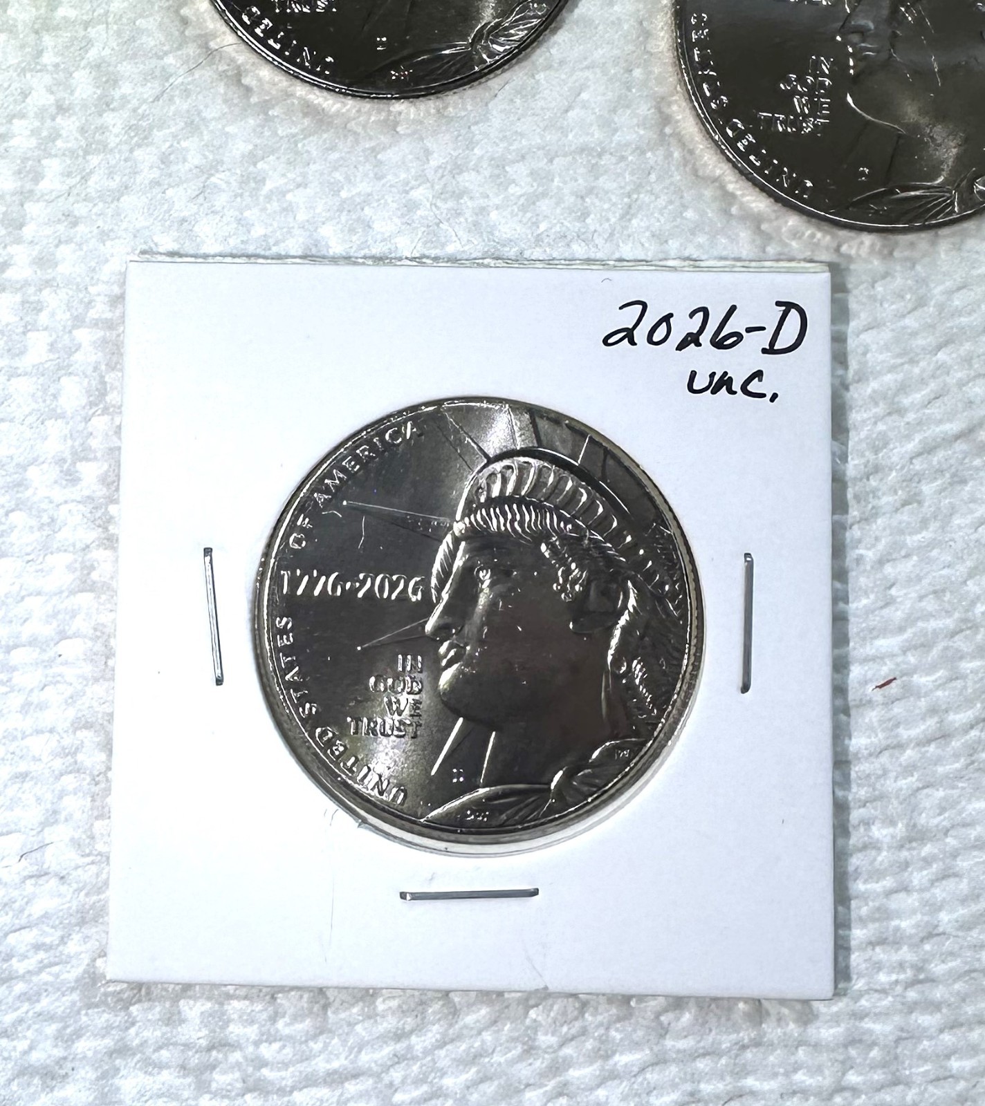 2026 D Enduring Liberty Half Dollar Coin SHIPS NOW FREE SHIP Semiquincentennial