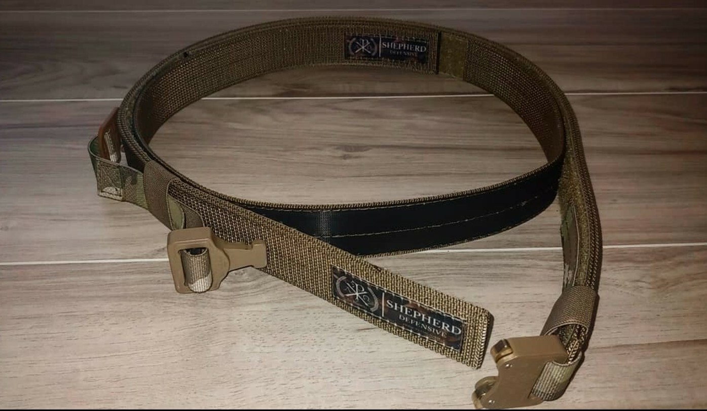 SHEPHERD Low-Profile EDC BELT - HOOK OR LOOP - [ INNER BELT ] - 1.5" Width