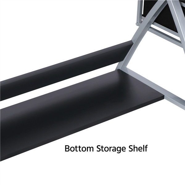 Adjustable Drafting Table Artist Desk Art Craft Drawing Desk w/ Storage & Stool