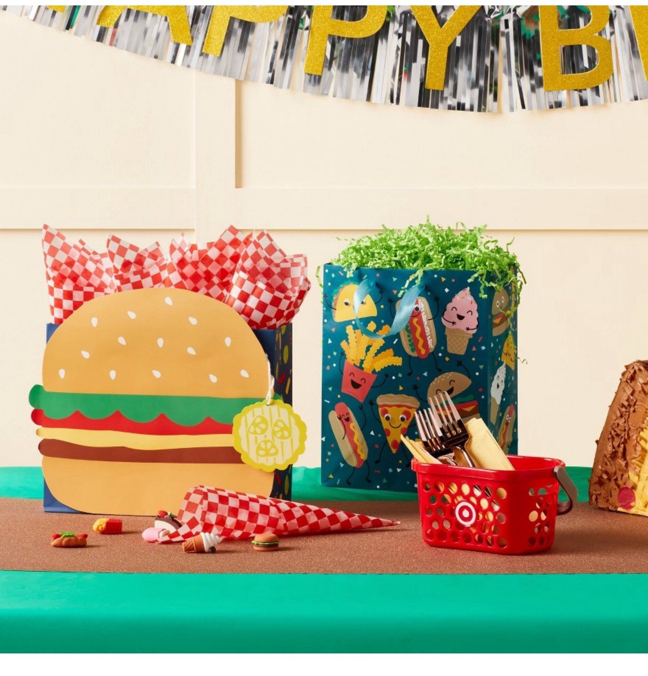 Target Mini Toy Shopping Handheld Basket Pretend Play Bullseye Logo Spritz NEW