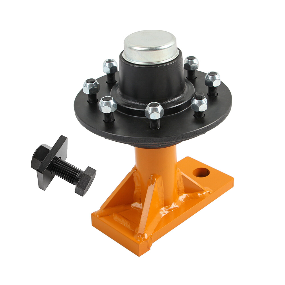 Superior Container Wheels 8 x 6.5 Lug Bolt-on SINGLE Spindle Kit International