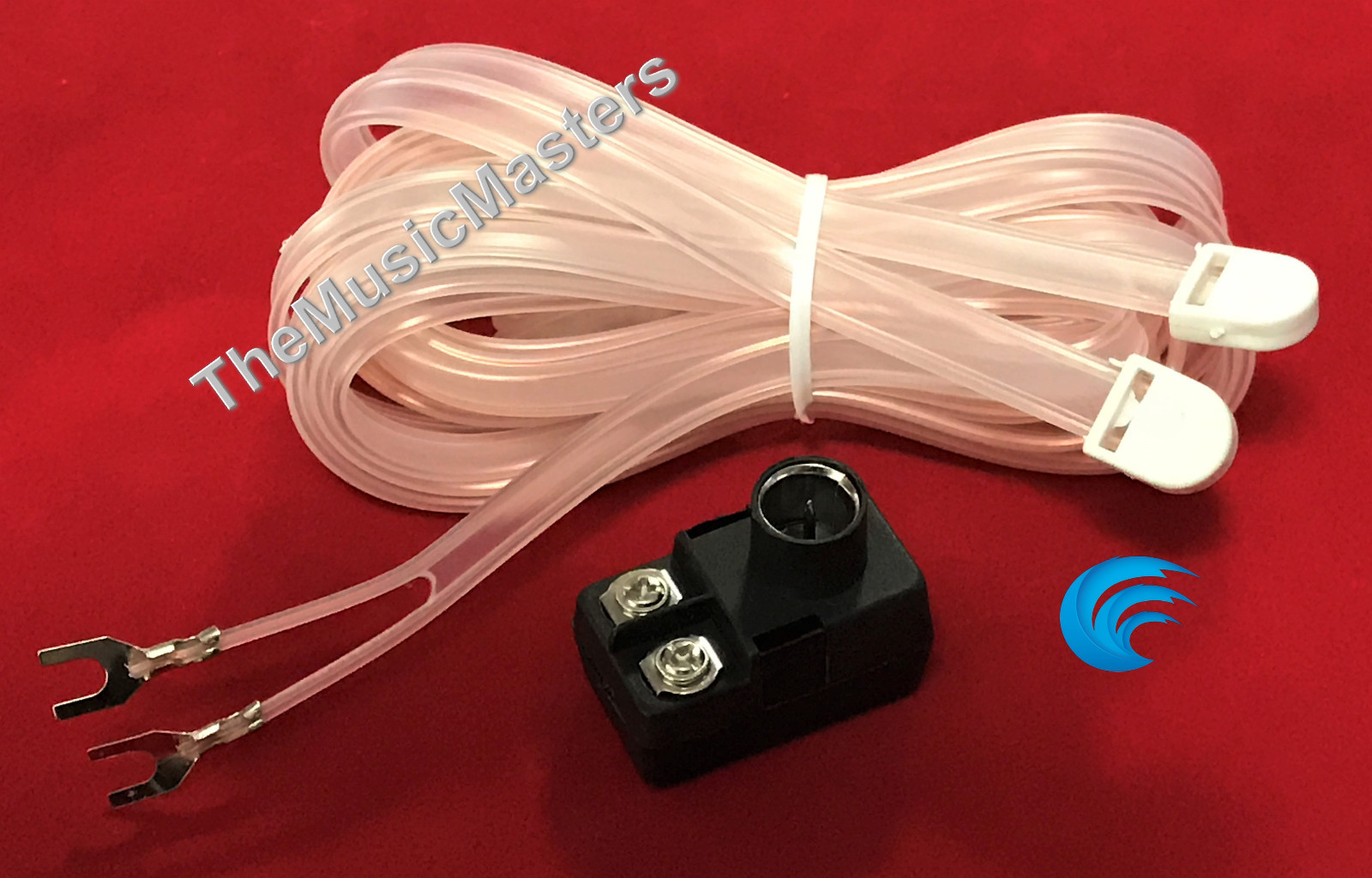 FM Radio Stereo Receiver Indoor Dipole "T" ANTENNA w/ 75 Ohm Push-On Connector