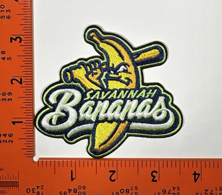 Savannah Bananas Embroidered Patch Iron On Sew On Logo Baseball USA