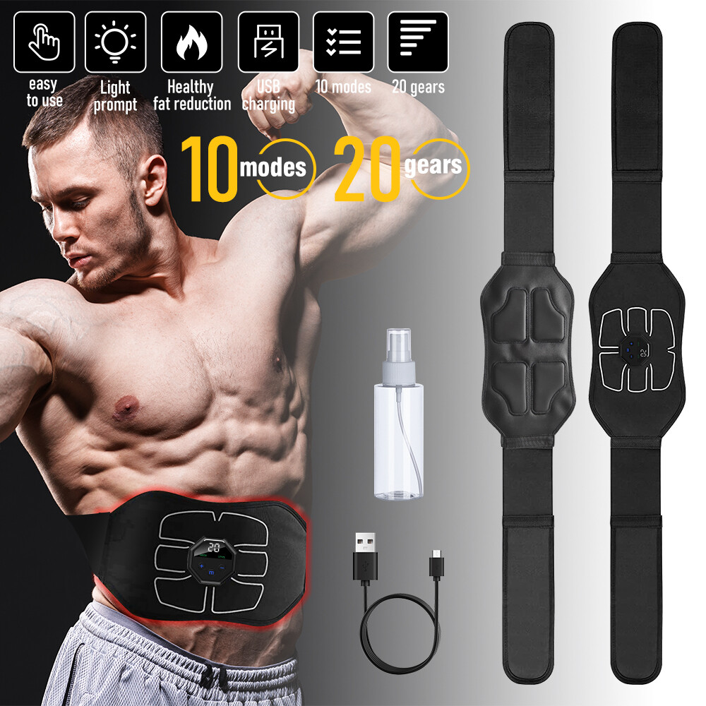 Electric ABS Muscle Toner Simulation Fat Burner Toning Belly Shaper Belt Machine