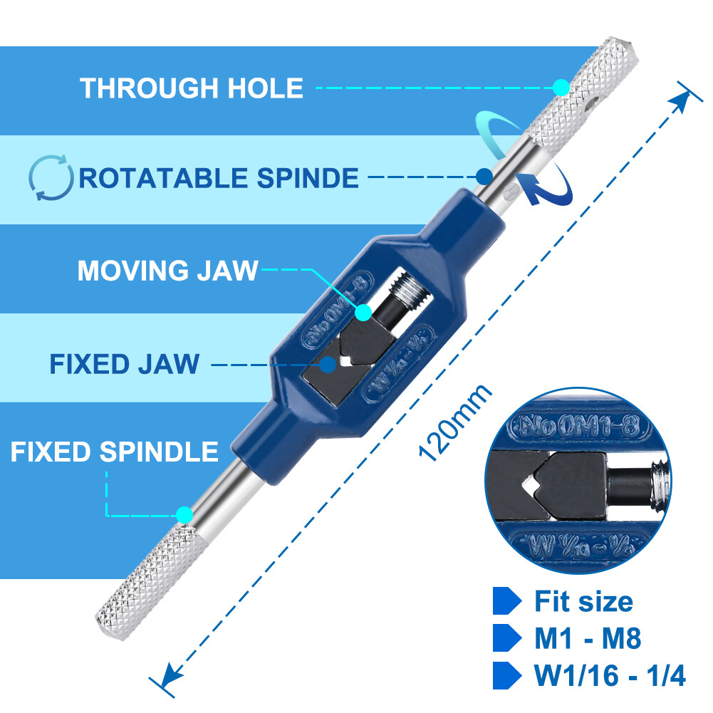 11pcs Micro Taps Bits Mini Machine Screw Drill Tap Set Metric Thread Screws Tap