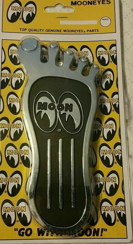 MOONEYES GAS PEDAL COVER SMALL FOOT RAT HOT ROD Dune Buggy R3034S FREE SHIPPING