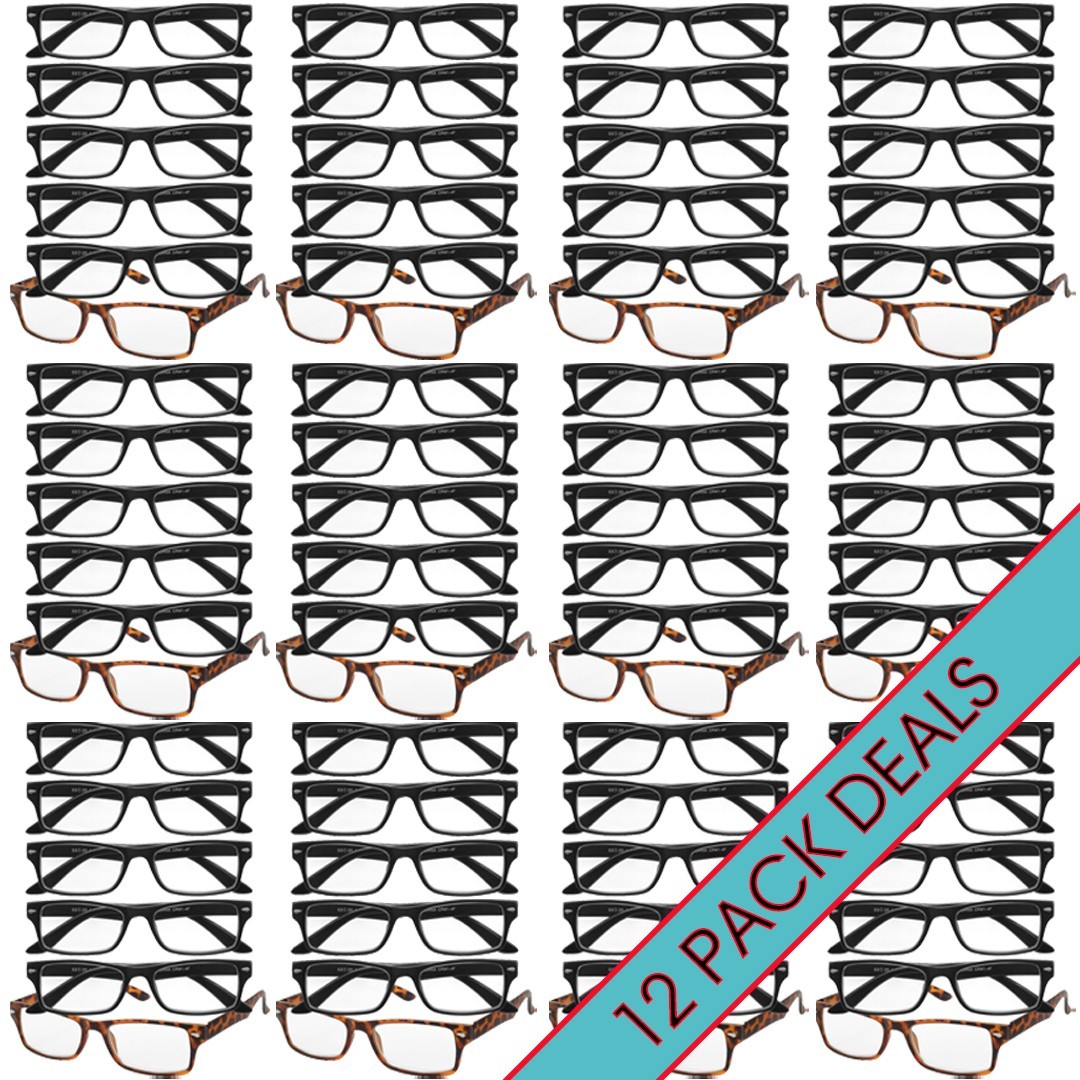 Mens Womens Reading Glasses 24 Pairs Readers Bulk Buy New Eyeglasses Style New