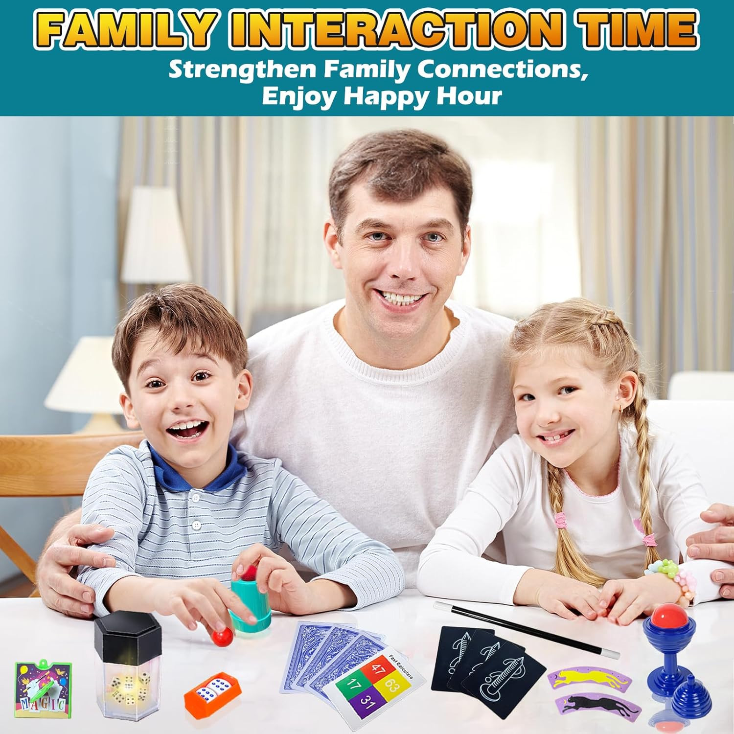 Magic Kit for Kids - 24 in 1 Magic Tricks Magician Starter Set with Video Instru