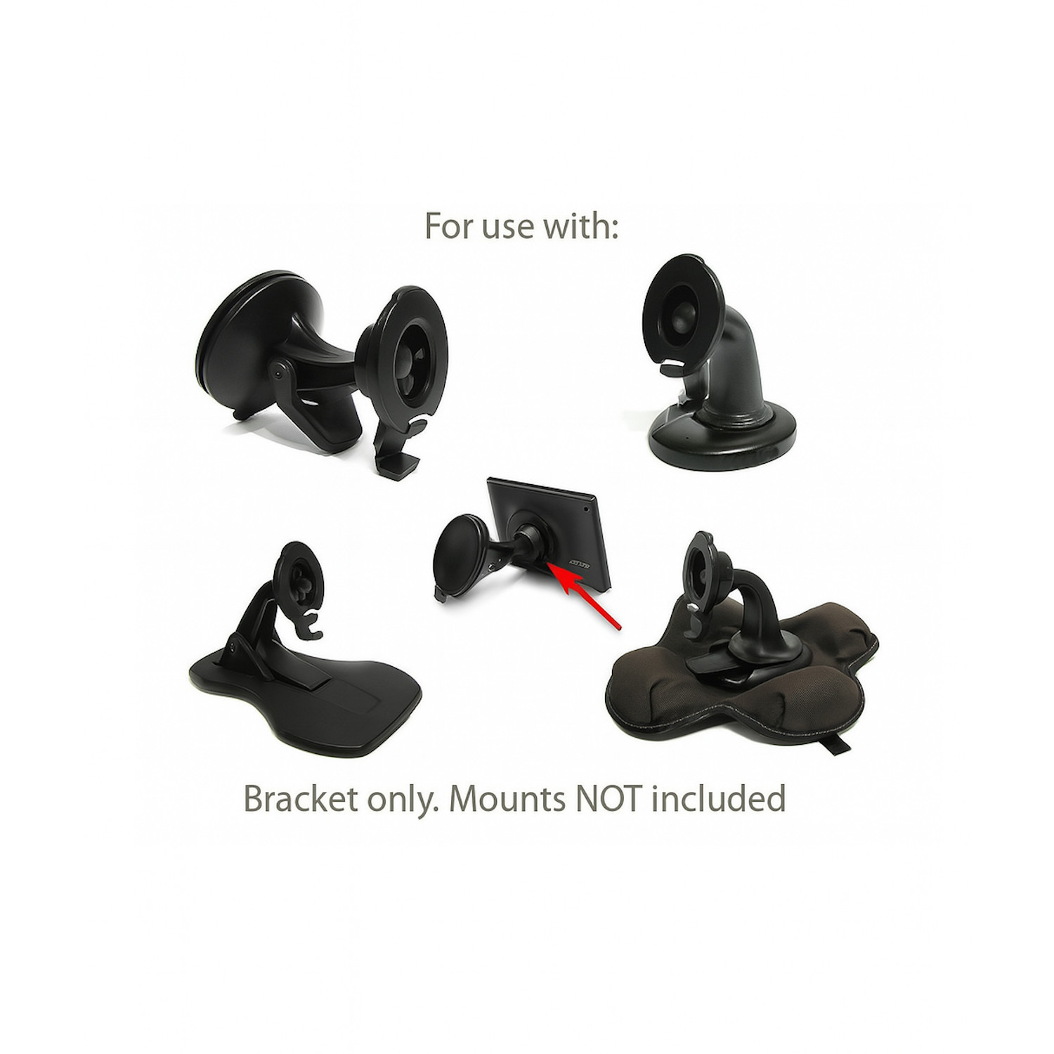 2 Pack - GPS Cradle Bracket Clip Replacement For Garmin DriveSmart Drive Nüvi RV