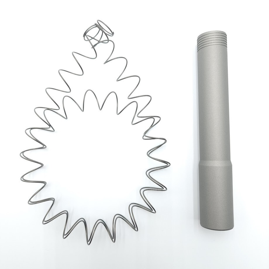 Benelli M4/ M1014 Magazine Extension Tube & Spring- H2O Cerakote- Titanium Metal