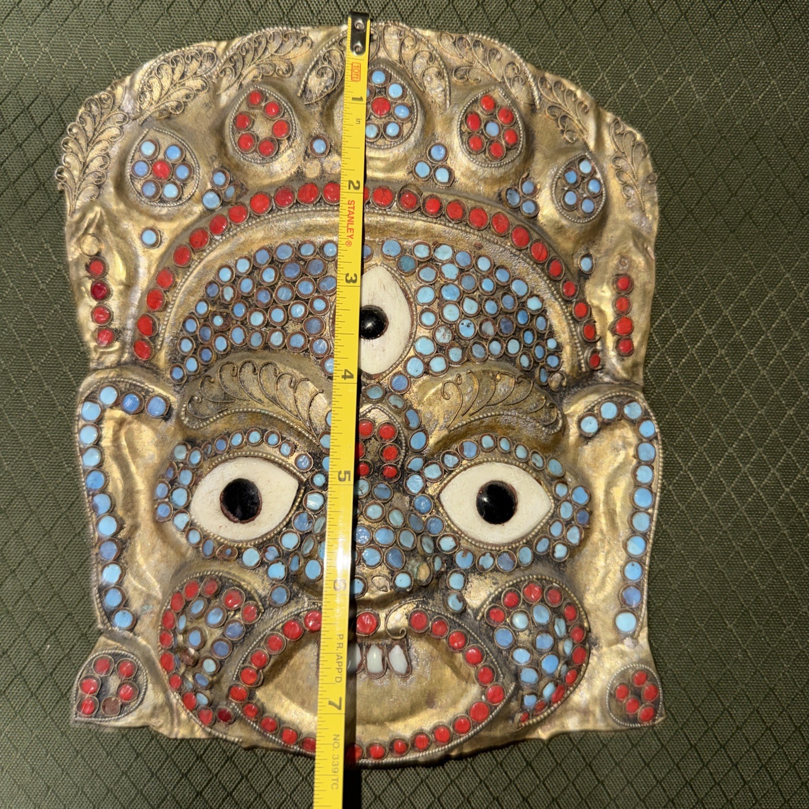 Tibetan Nepalese Mahakala Third eye Wall Hanging Mask