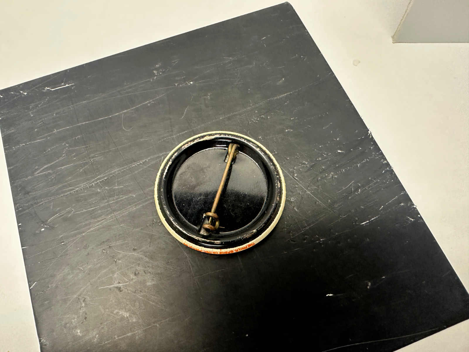 1959 PA Fishing License Button #543058 Vintage PA Resident Angler Badge