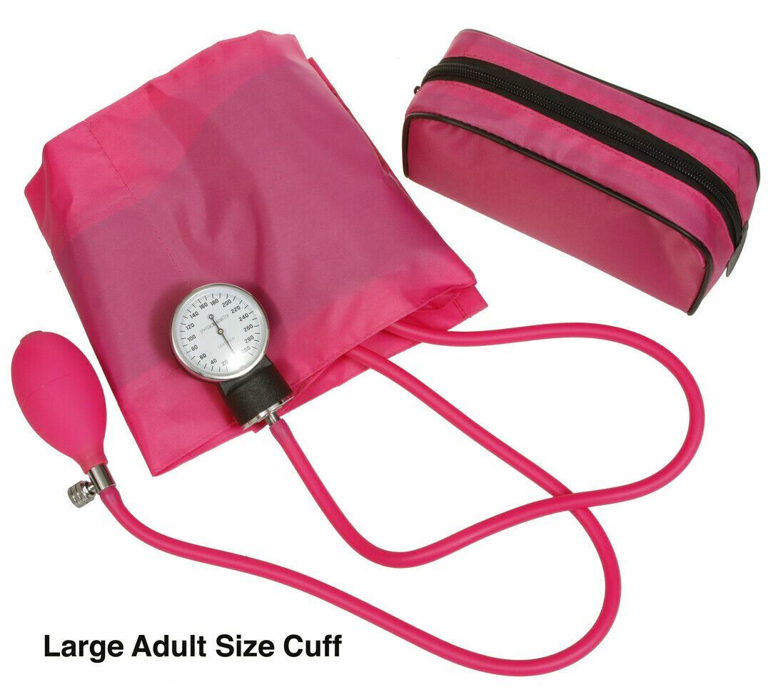 Manual Blood Pressure Monitor BP Cuff Gauge Aneroid Sphygmomanometer Machine Kit
