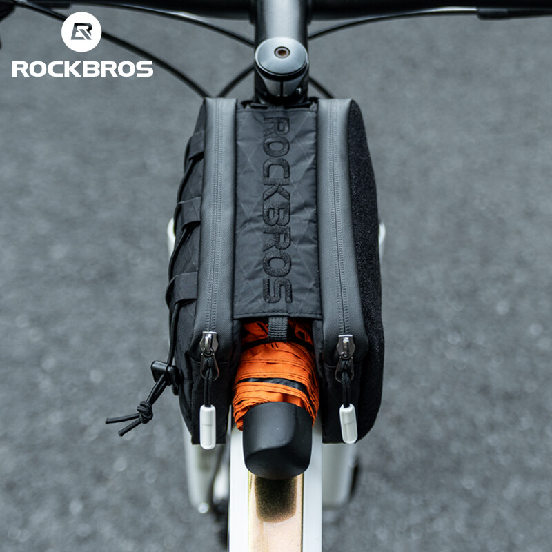ROCKBROS MTB Road Front Bicycle Crossbar Bike Frame Small Pannier Saddle Bag 1L