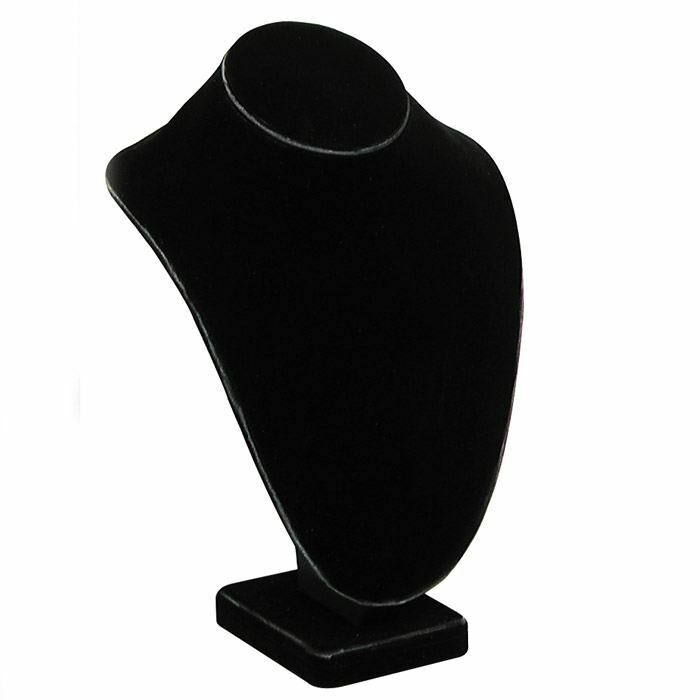 Black Velvet Jewelry Necklace Bust Necklace Display Stand ~ 18 Styles