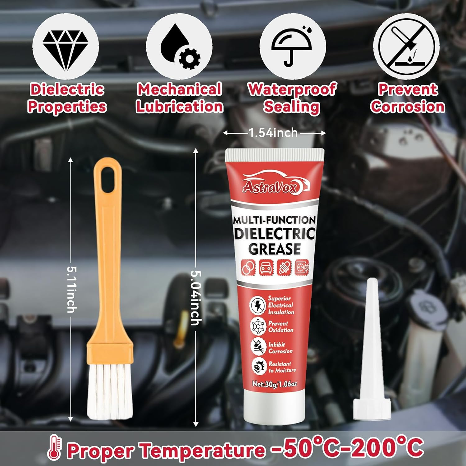 Silicone Dielectric Grease for Electrical Connectors Automotive, Spark Plug Grea