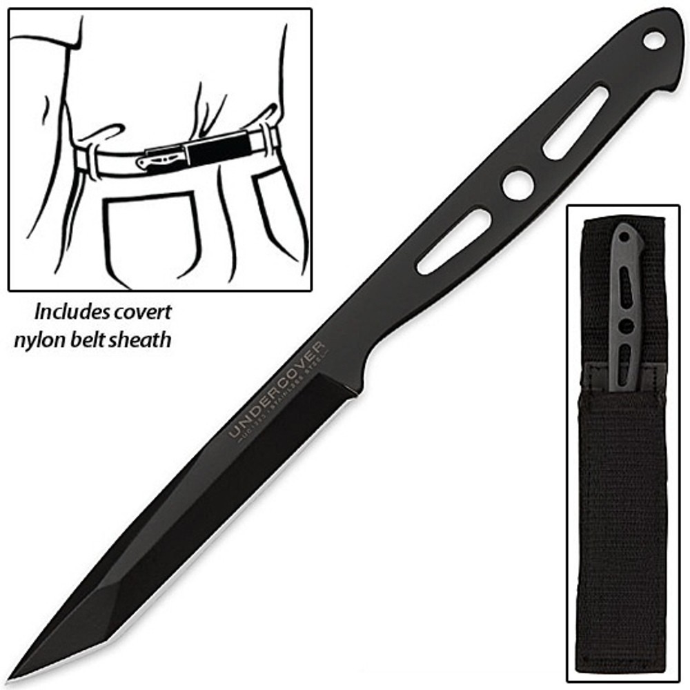 United Cutlery Undercover Tanto Fighter Dagger Knife w/ Sheath