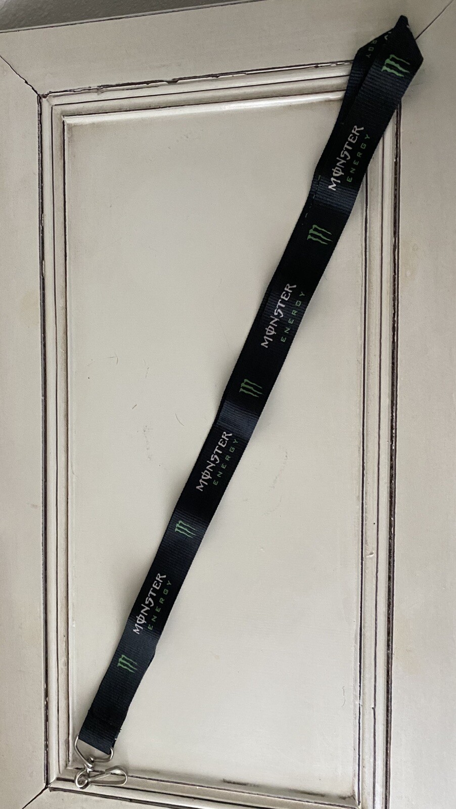 Monster Energy Drink Black Lanyard Keychain New Official Sealed