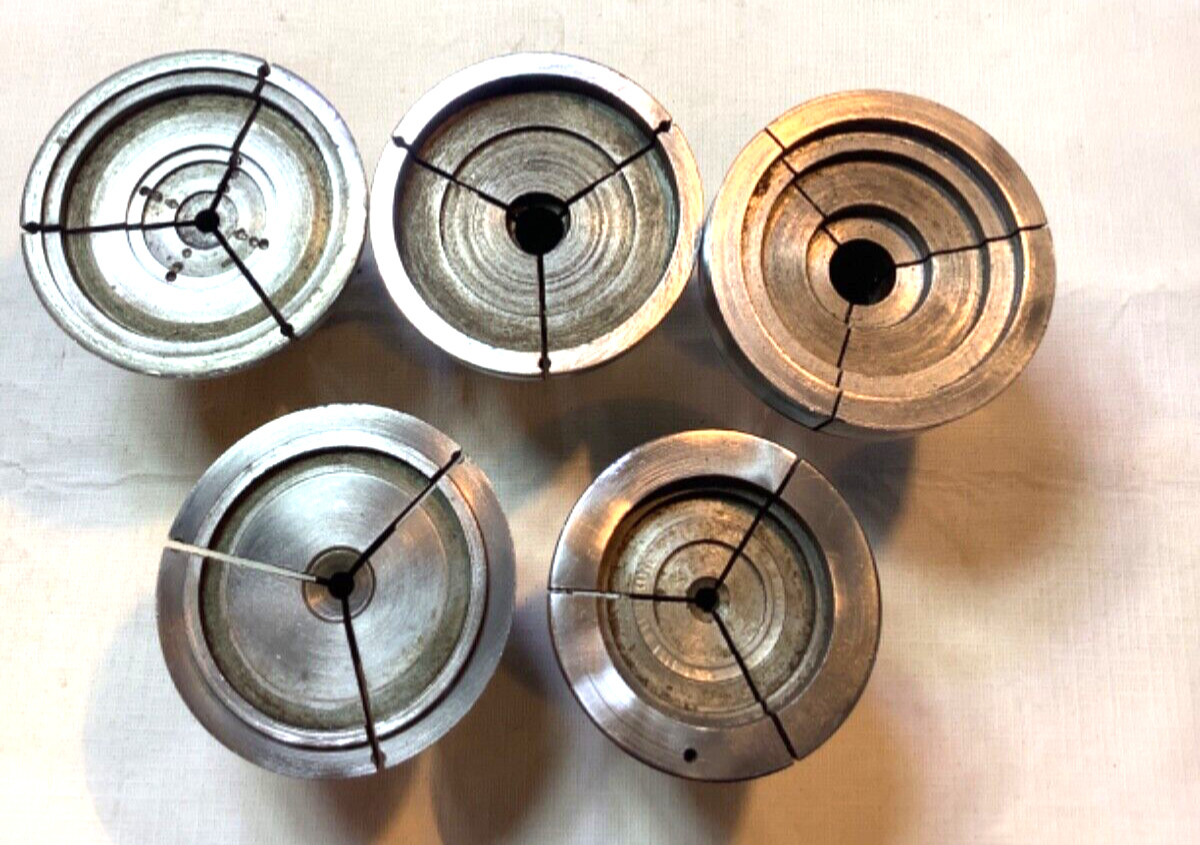 Five 5c Machinist Emergency  collets , used