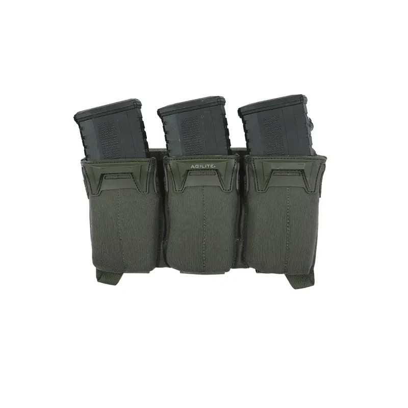 Agilite Pincer Placard Multi-Caliber Triple Magazine Mag Pouch Ranger Green