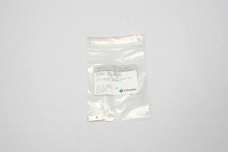 Linvatec 9mm Oscillating Saw Blade 8703 w/ 12mm Depth Stop for Zimmer Hall