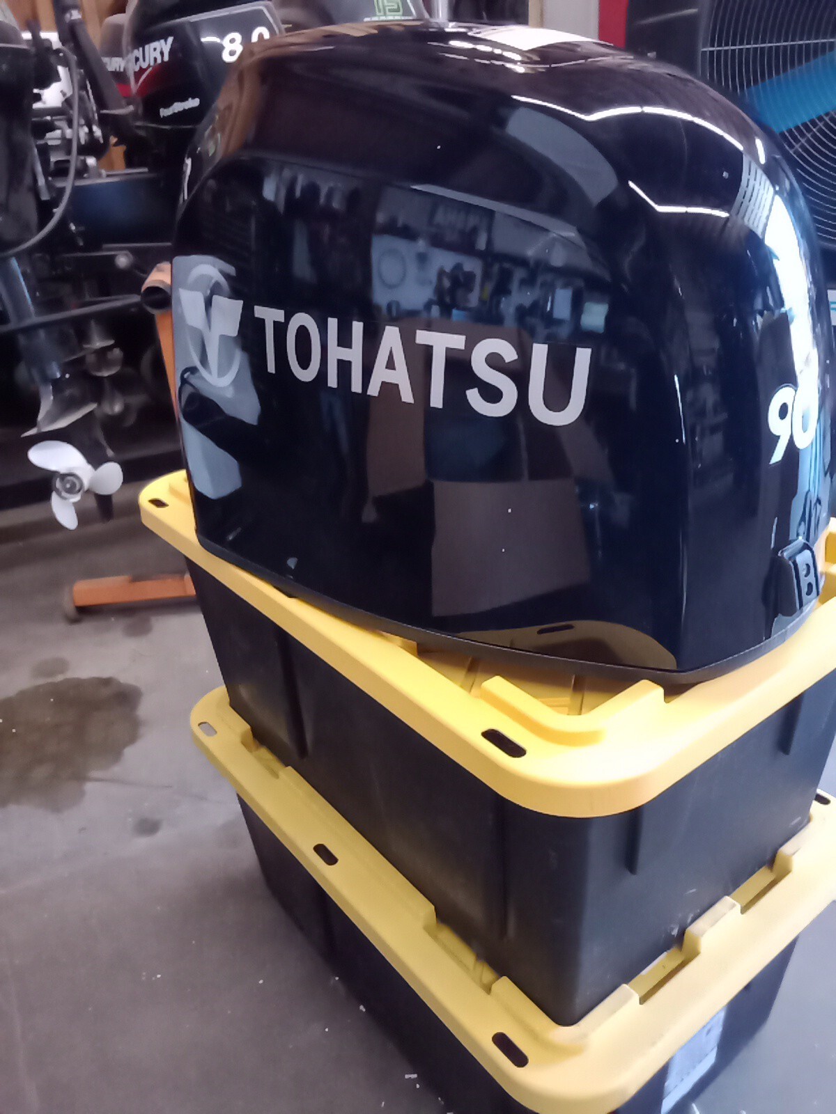 HZZ0-63100-M30ZA TOHATSU 90HP 4-STROKE ENGINE COWLING/HOOD.