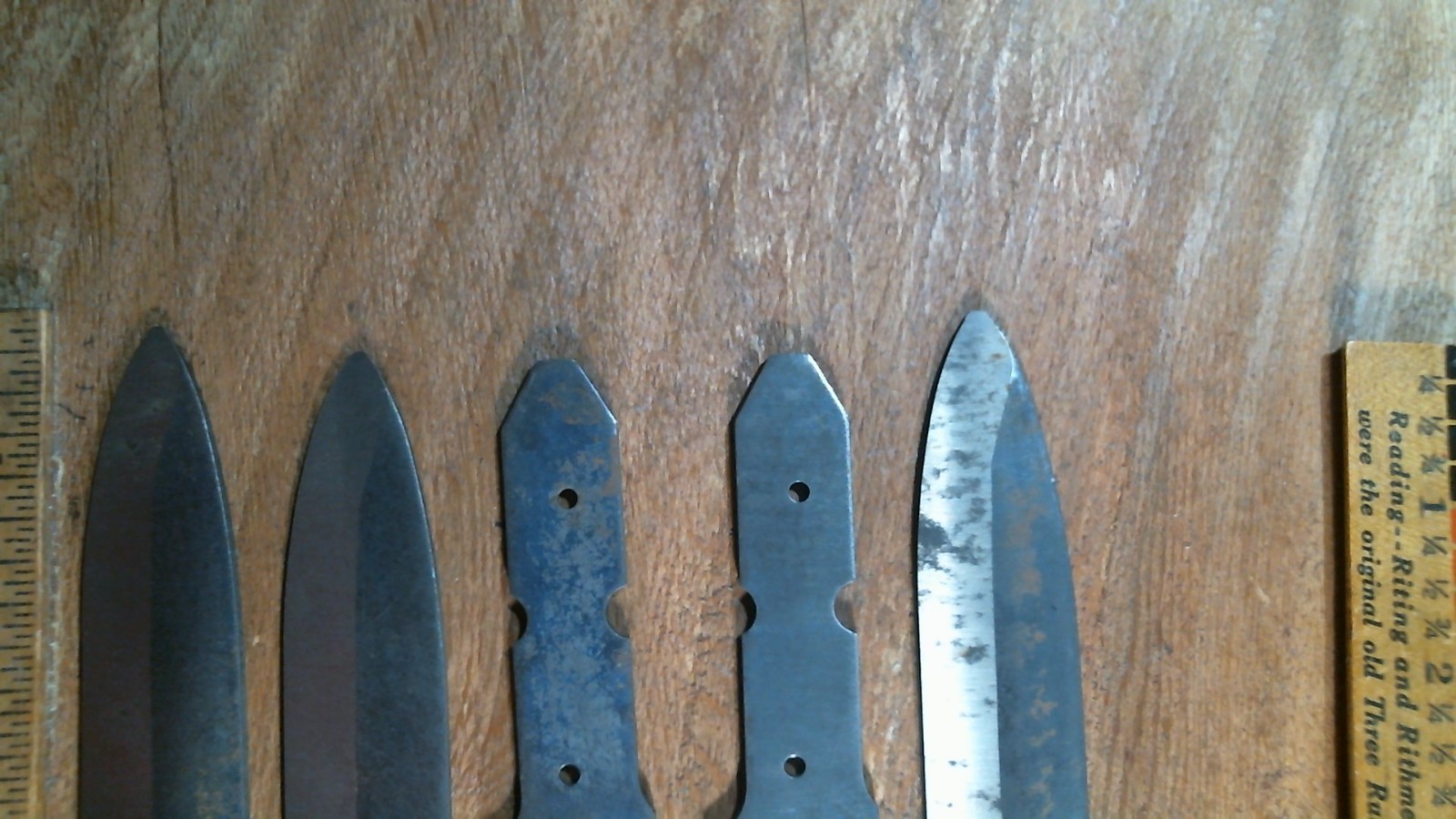 A 5 High Carbon Steel Boot Dagger Knife Blade Blanks Colonial Knife USA 71/2 OA