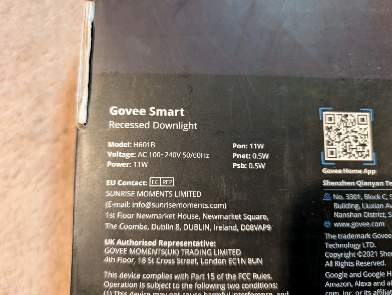 Govee Smart Recessed Lighting 4 Inch RGBWW Wi-Fi Bluetooth 4-Pack