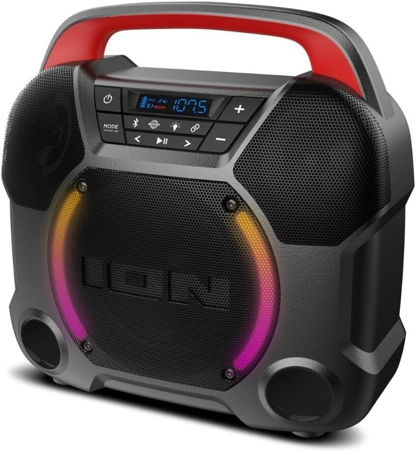 ION Audio Pathfinder Go All-Weather Portable Bluetooth Speaker Water Resistant