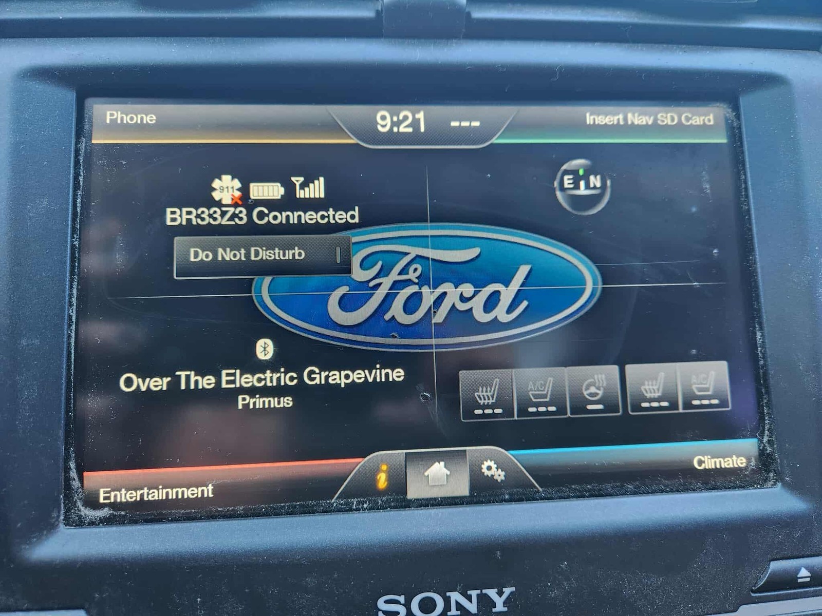 2013-2016 Ford Fusion 8" driver display touchscreen OEM# DS7T18B955FB