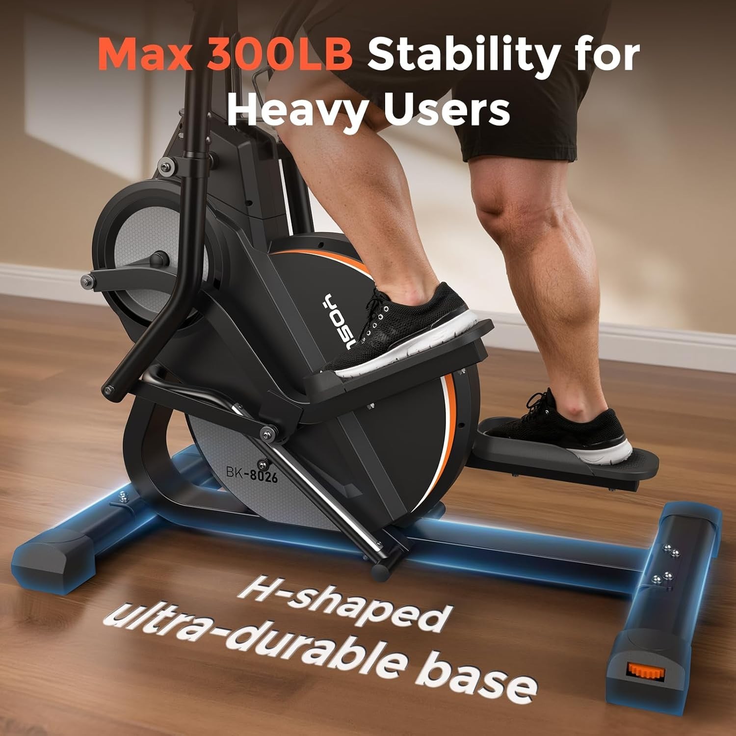 YOSUDA Elliptical Exercise Machine/3-in-1Elliptical+Cardio Climber+Stair Stepper