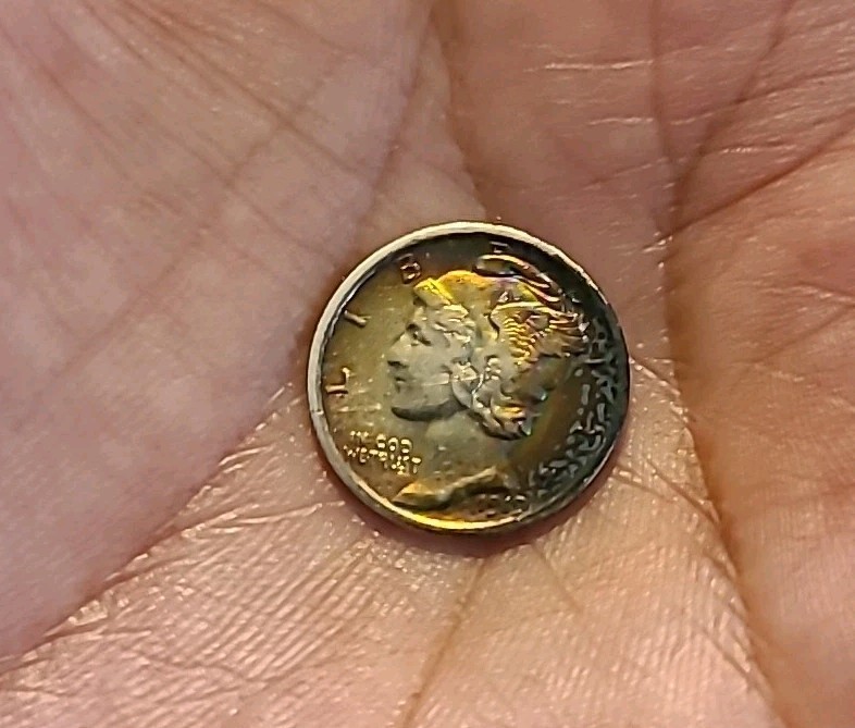 1919 P MERCURY DIME F+/XF BEAUTIFUL TONE