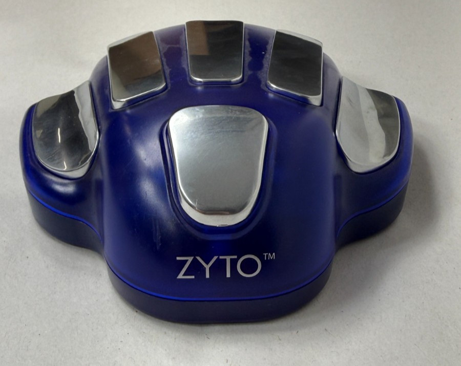 Zyto Hand Cradle Biofeedback GSR Scanner Galvanic Skin Response Powers On