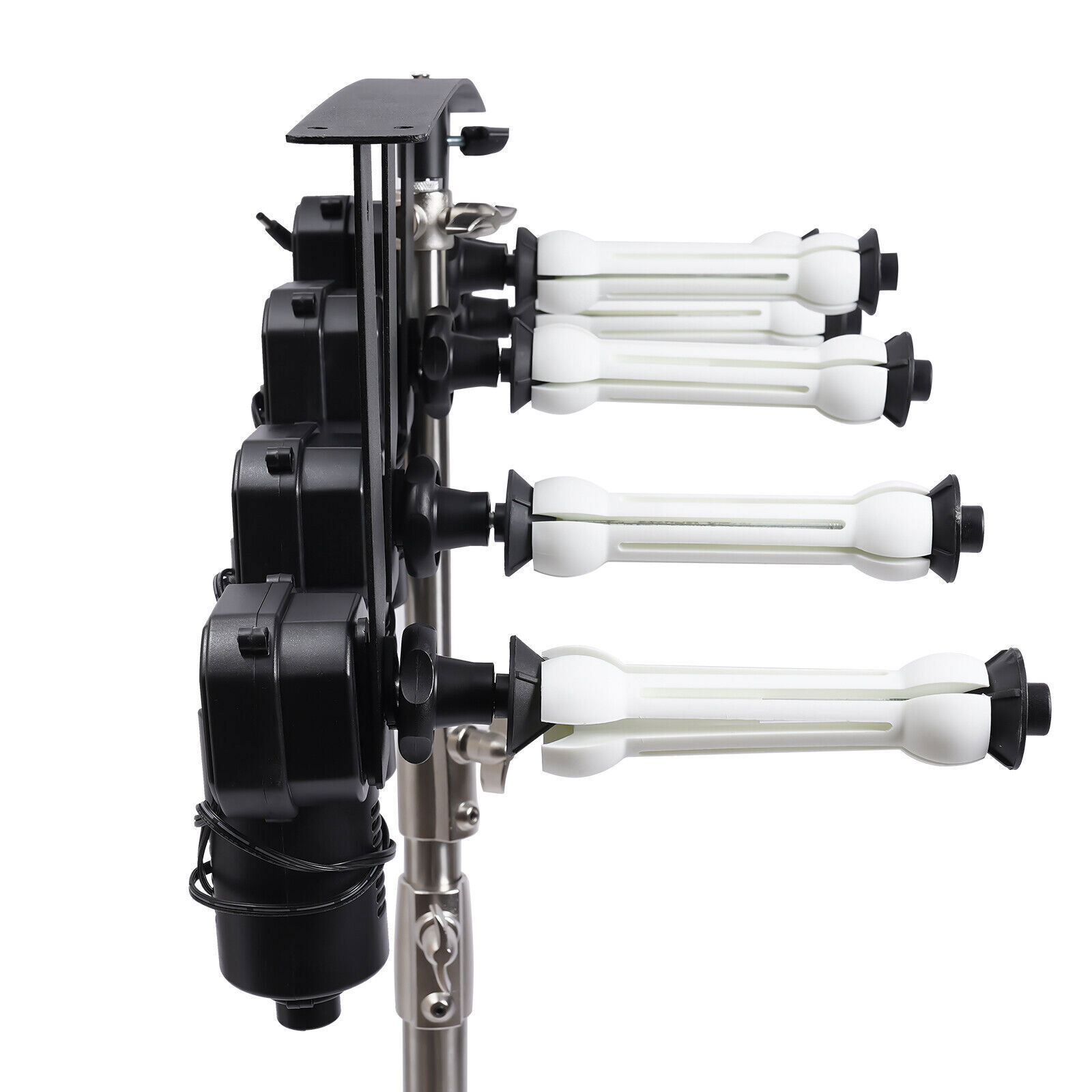 Motorized 6-Roller Backdrop Support System Wall Mount Photo Video w/ Remote