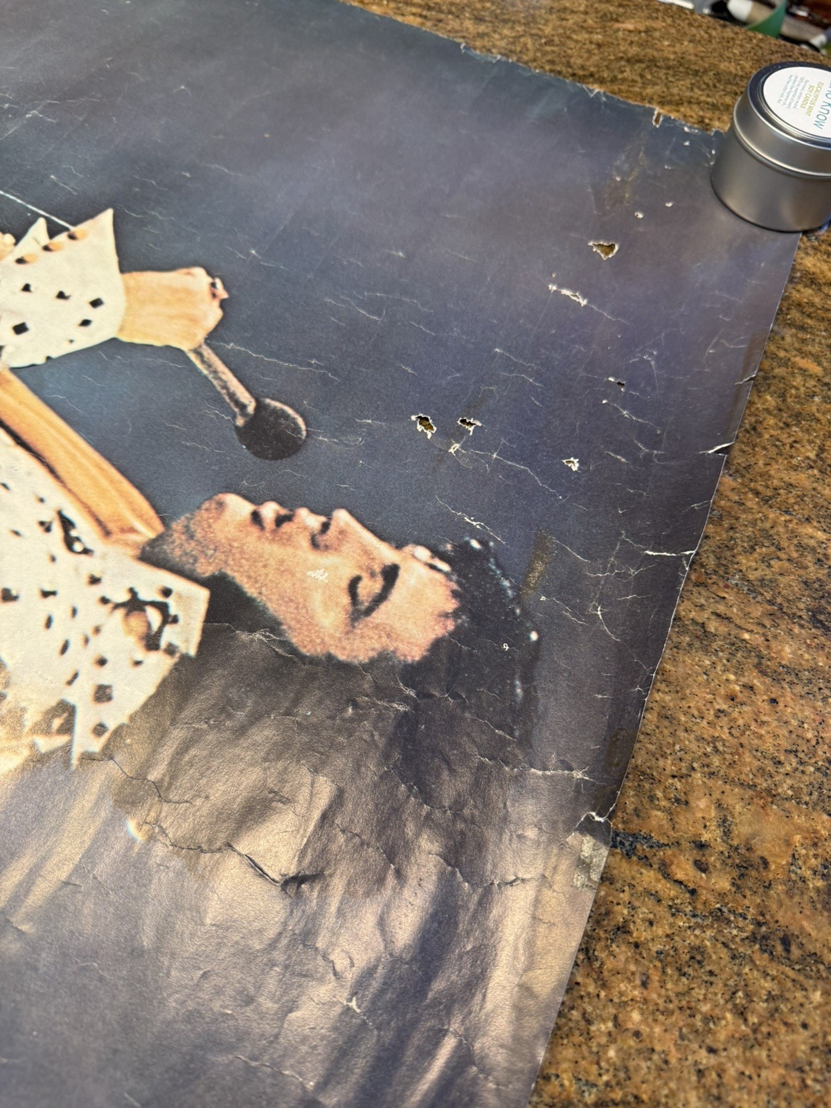 Vtg 1970s ELVIS PRESLEY POSTER #RK270 GEMINI RISING - PHOTO by JENNA Original
