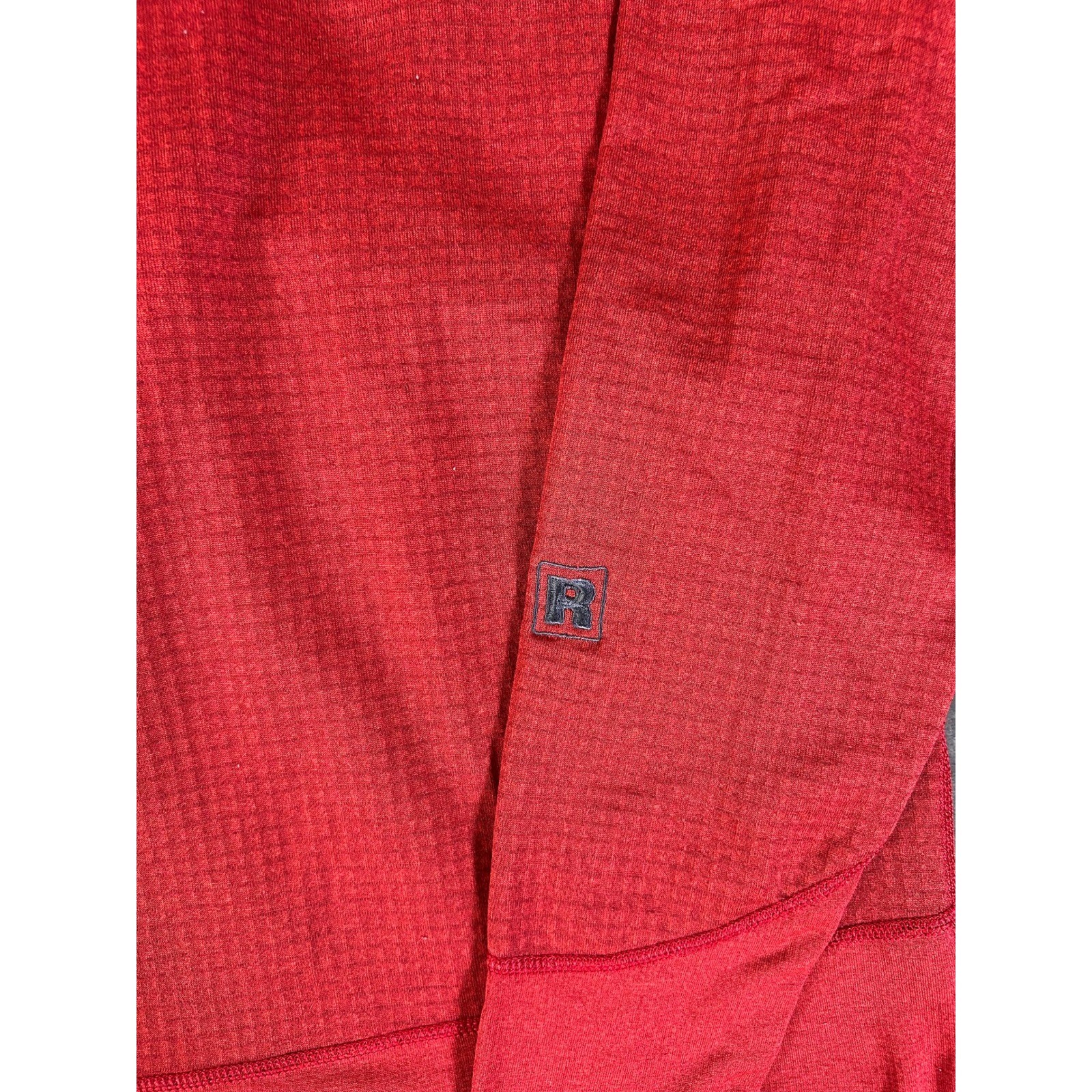 Y2K Patagonia Mens XL R1 Sweater Fleece Pullover Red Quarter Zip Outdoor Top