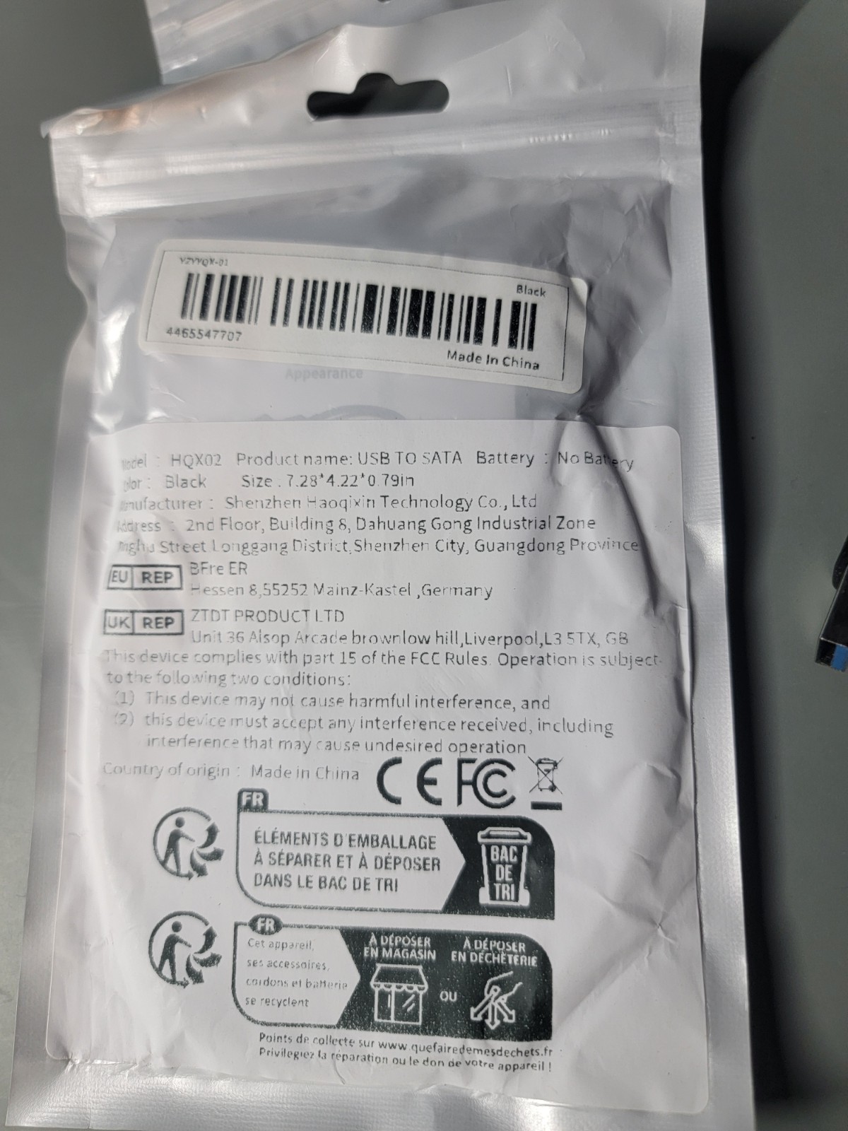 *15x USB to SATA adapter cables*