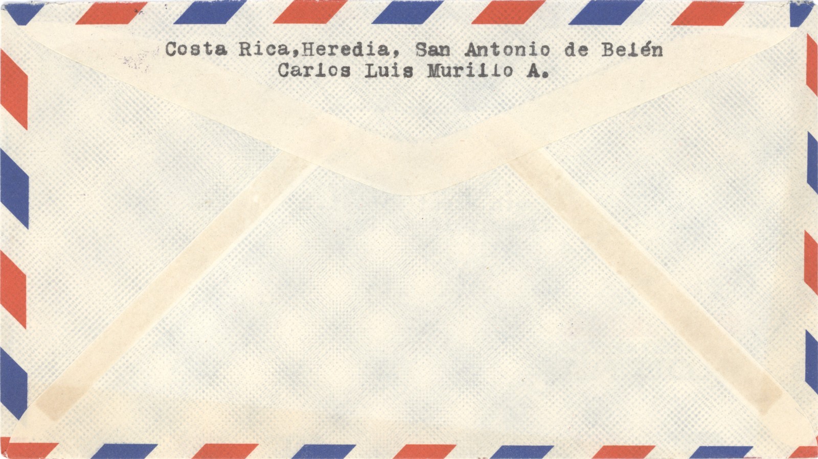 1951 Costa Rica Airmail Cover Liberation Issue 35c San Jose To USA