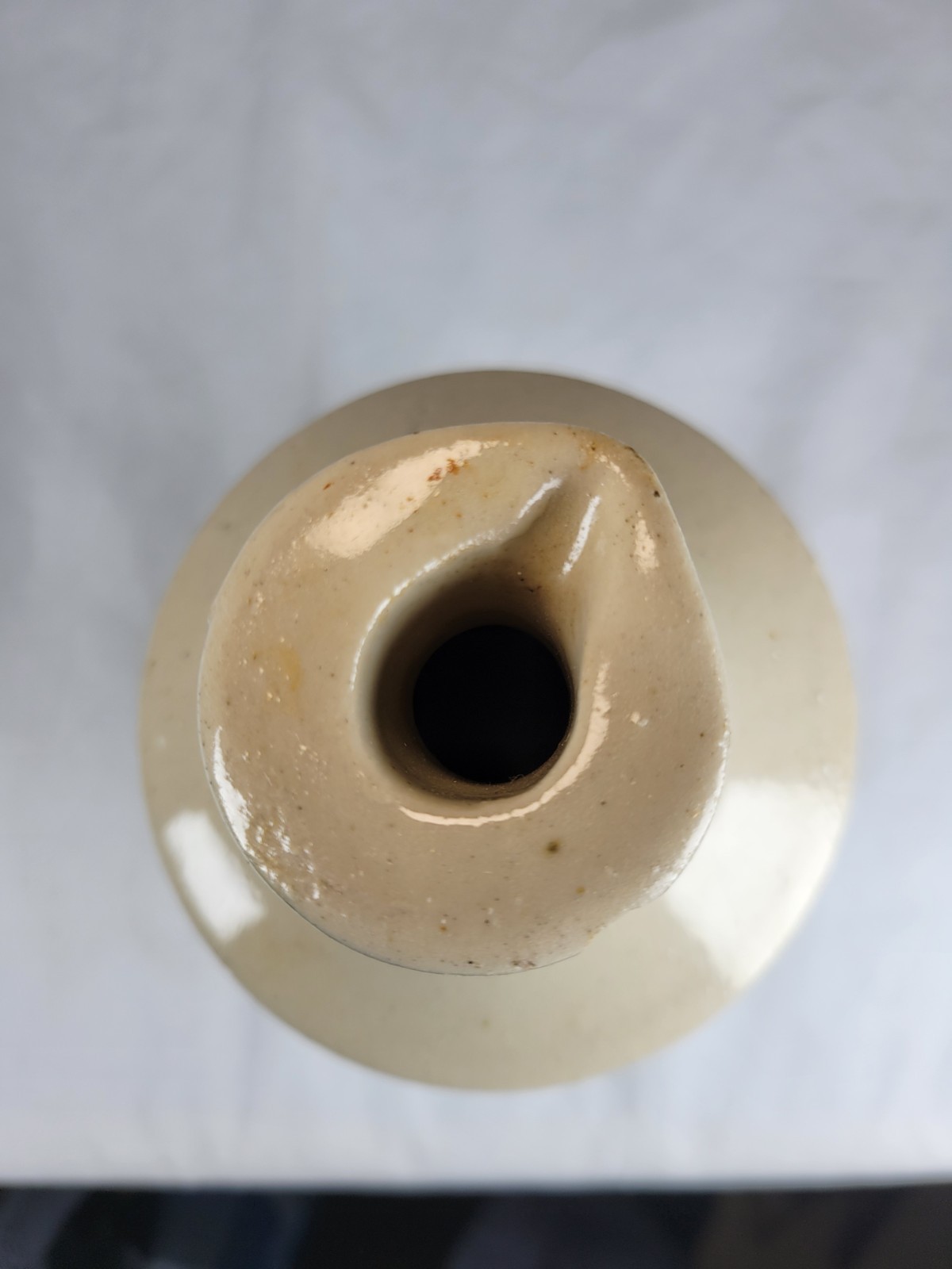 Stoneware Ink Bottle Vintage Gibbs Tamworth 26cm High 10cm Diameter Rare Prop