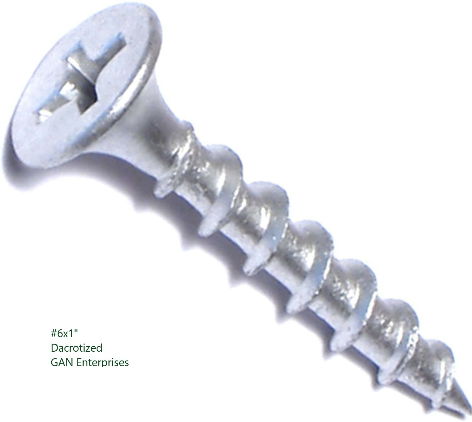 Phillips Bugle Head Coarse Thread Exterior wood/Deck Screws - Dacrotized 1" - 6"