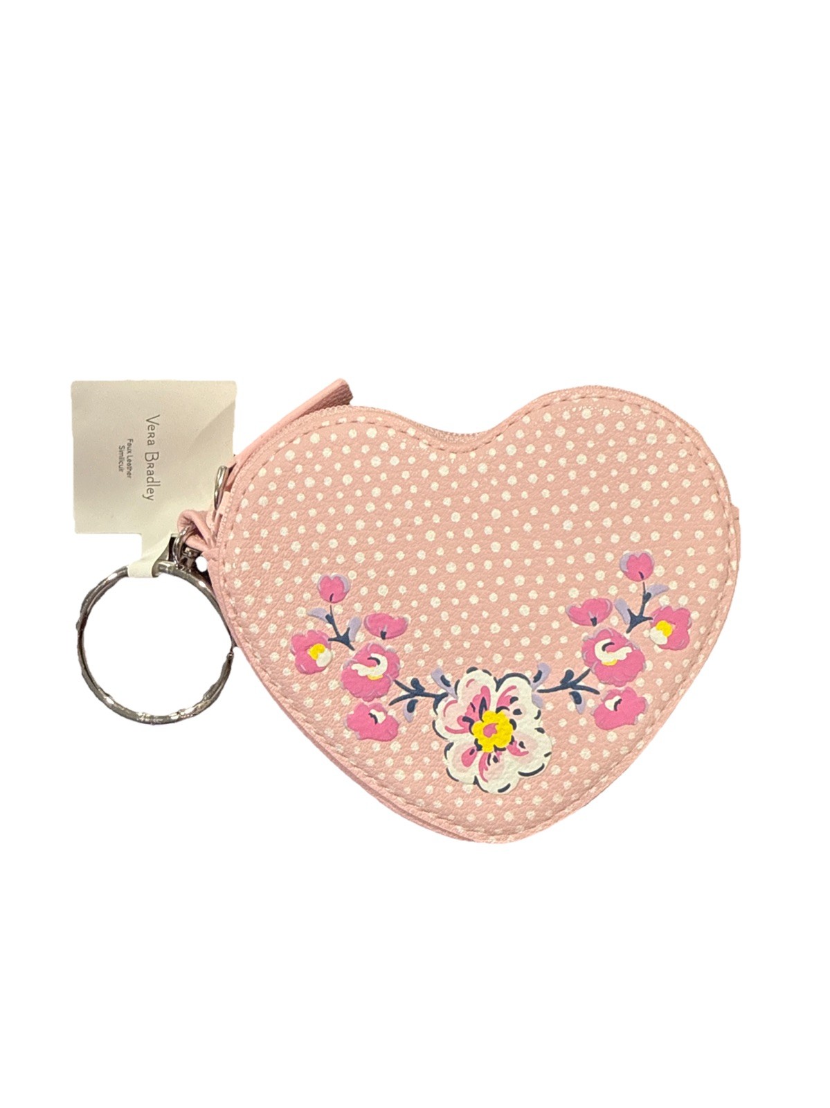 Vera Bradley Women's Cotton Heart Bag Charm NWT
