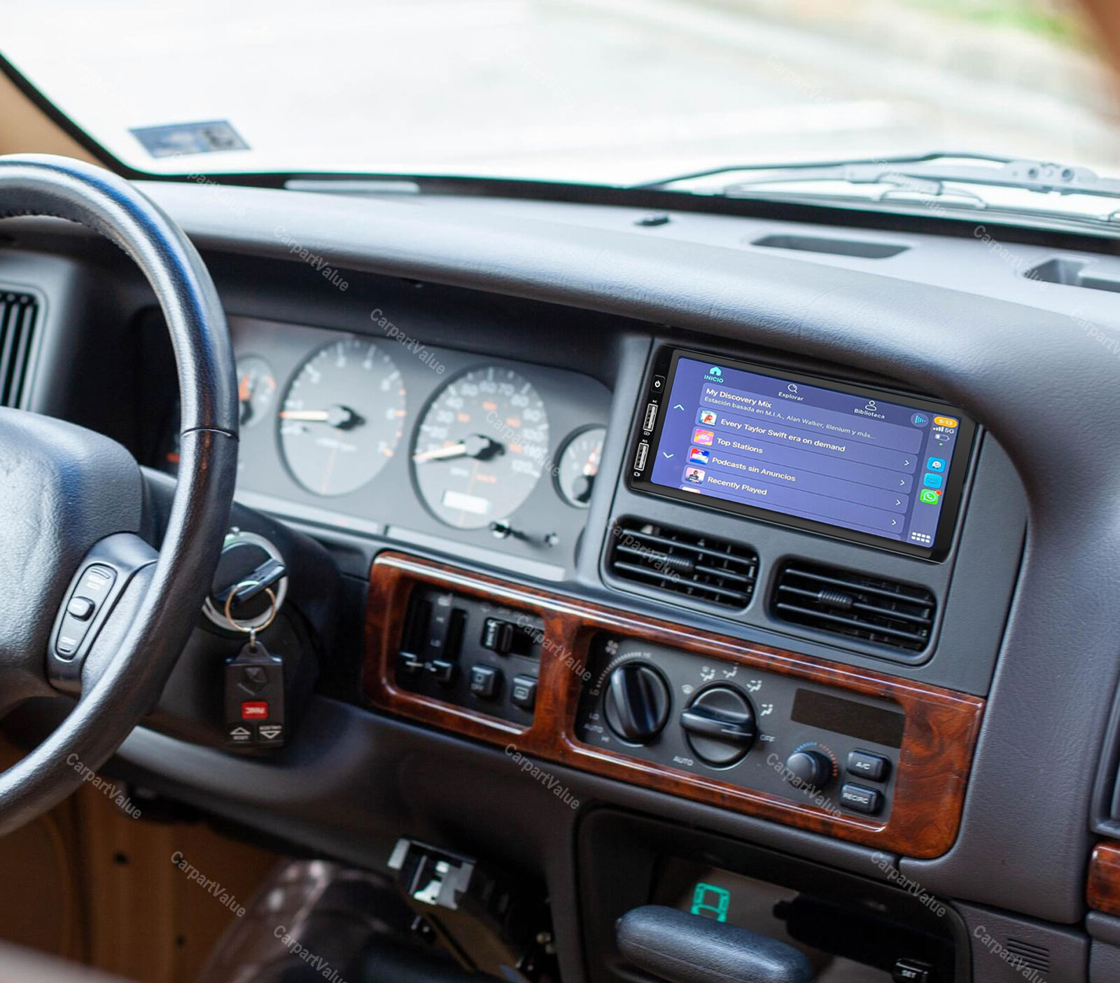 Car Stereo Radio For Jeep Grand Cherokee 1993-1998 ZJ Apple Carplay Android 15