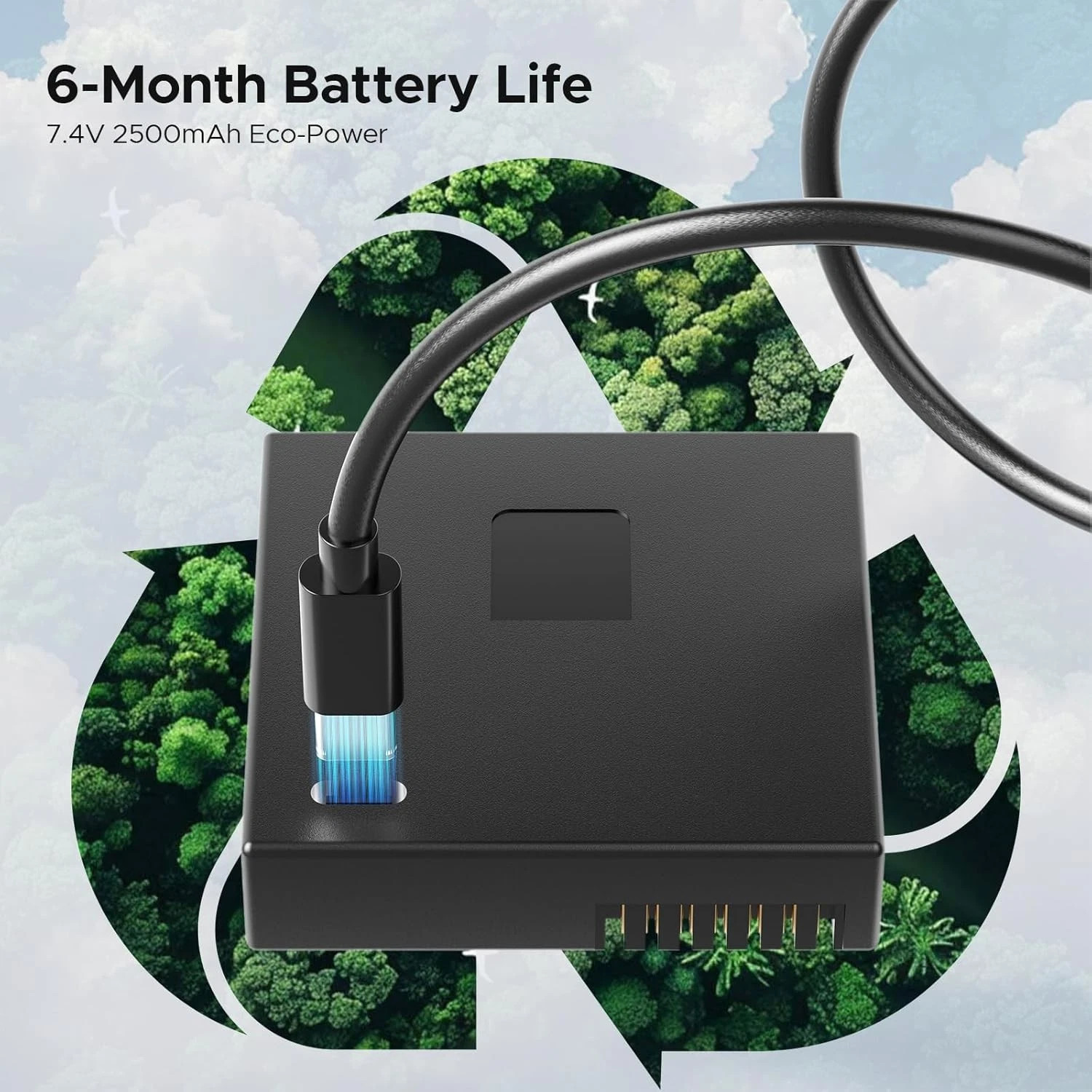 WiFi Video Smart Lock with Camera & Handle 6-in-1 Keyless Entry 2-Way Audio IP66